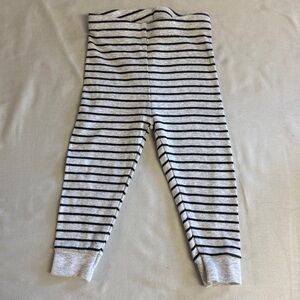 Petit Lem - Gray and Black Striped Kids Leggings/pants